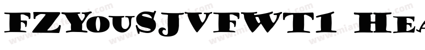 FZYouSJVFWT1 Heavy字体转换